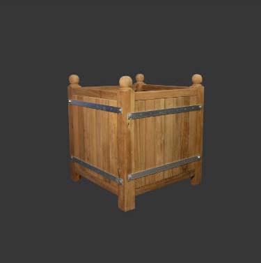 Caisses à Oranger en Teck 55x55