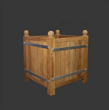 Caisses à Oranger en Teck 65x65