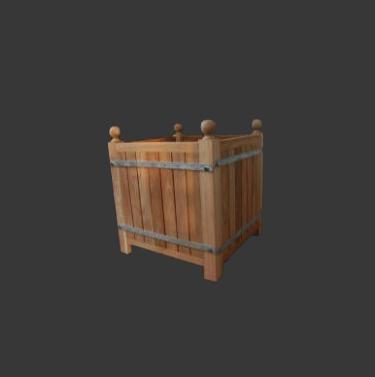 Caisses à Oranger en Acacia 45x45